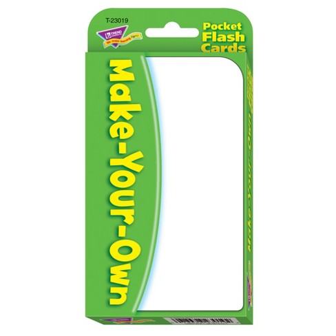 Trend Make-your-own Pocket Flash Cards : Target