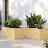Christopher Knight Home Jeans Outdoor Modern Minimalist Lightweight Concrete Rectangle Planter Boxes (Set of 2) - 2 of 4