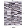 HomeStock Laredo Sontag Grey & Ivory 6.7x9.7, Transitional, Woven with Digital Heat Transferred Printing - 3 of 4