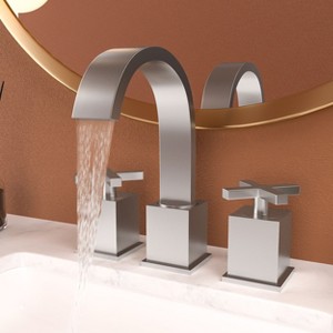 PAGED Bathroom Faucets Single Handle Sink Faucet with Dirt & Scratch Resistance, Faucet for Bathroom Sink - 1 of 4