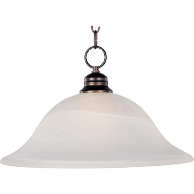 Maxim Lighting Essentials - 9106x 1 - Light Pendant in  Oil Rubbed Bronze