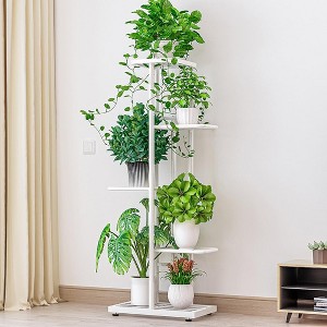 5 Tier Heavy Duty Plant Shelf - Waterproof Corner Shelf for Indoor and Outdoor Use - Ideal for Balcony, Garden, Living Room and Bedroom - 1 of 4