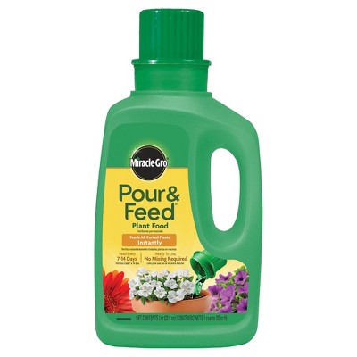 Miracle-Gro Pour & Feed Liquid Plant Food 32oz Ready to Use