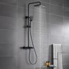 CASAINC 11.4"  Wall Mounted Shower System with Handheld Spray & Slide Bar - 3 of 4