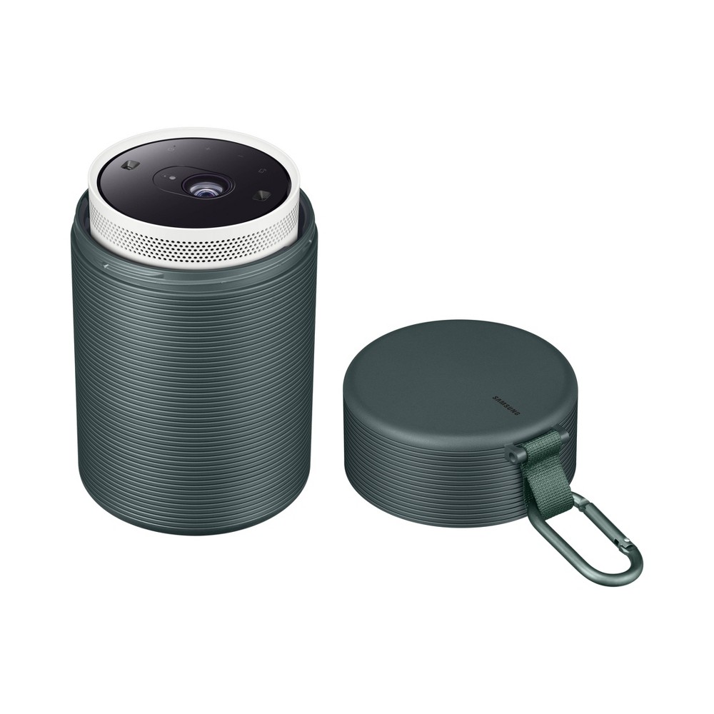 Samsung The Freestyle Carrying Case for Smart Portable Projector - Dark Green: Polycarbonate & ABS Construction