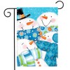 Briarwood Lane Snow Buds Winter Garden Flag Snowman Snowmen Scarf - 2 of 4