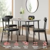 Dining Table for 4,Small Table & Chairs Set of 4,Square Dinette Set for 4,5 Piece Kitchen & Dining Room Sets for Small Space,Apartment,Home Office - 3 of 4