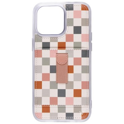 Walli Cases Coastal Check Sport Case with Wallet and Finger Strap
