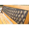 Gardenised Patio Garden Park Yard 49" Outdoor Wooden Bench - 4 of 4