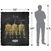 Beetlejuice Beetlejuice Shrinker Group Blanket 50"x60" Woven Tapestry - 2 of 4