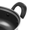 Gibson Everyday 12 Inch Highberry Nonstick All Purpose Pan with Lid in Grey - 2 of 4