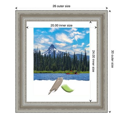 Classic Silver Polystyrene Wall Picture Frame