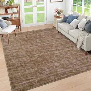 Area Rug Non-Slip Low Pile Stain-Resistant Carpet No-Shedding Easy-Clean Accent Rug for Living Room Bedroom Dining Room Playroom Office - 1 of 4