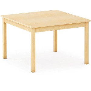 Guidecraft EdQ Toddler Table - Natural: Square Wooden Activity Table for Kids, 30" x 30" | Toddler Desk fo, Preschool, Daycare & Classroom - 1 of 3