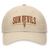 NCAA Arizona State Sun Devils Unstructured Washed Cotton Twill Hat - Natural - 2 of 4