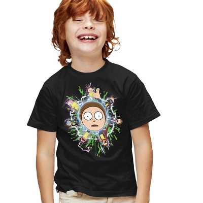 Boys' Short Sleeve Rick And Morty Multiple Morty T-Shirt