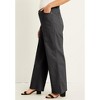 June + Vie by Roaman's Women's Plus Size June Fit Wide-Leg Jeans - 4 of 4