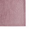 Kate Aurora Ultra Soft & Plush Ogee Damask Fleece Throw Blanket Covers - 50 in. W x 60 in. L - 3 of 4