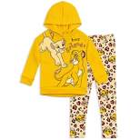 Disney Lion King Simba Baby Girls Fleece Pullover Hoodie & Leggings 