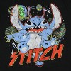 Seven Times Six Disney Lillo and Stitch Men's Stitch Planets Experiment 626 Short Sleeve T-Shirt Black - image 2 of 4