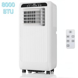 Jojoka 8000 BTU Portable Air Conditioner, 3-in-1 AC Unit with Cooling, Fan & Dehumidifier, Quiet Operation,Remote Control & Window Kit Included - 1 of 4