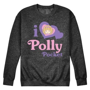 Men's - Polly Pocket - I Love Polly Pocket Graphic Fleece Sweatshirt - 1 of 4
