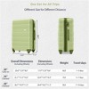 FATMOON Set of 3 Luggage ABS,Hardshell Hardside Lightweight Durable Suitcase sets,Spinner Wheels Suitcase with TSA Lock 20''24''28'' - 3 of 4