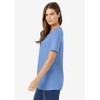 Woman Within Plus Size Perfect Short-Sleeve Scoopneck Tee - 4 of 4