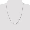 Black Bow Jewelry 1.75mm 14k White Gold Solid Diamond Cut Rope Chain Necklace - 2 of 4