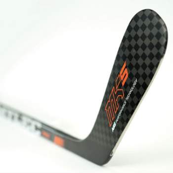MyLec MK5 Pro Carbon Composite Hockey Stick, Left Handed, with ABS Insert, Enhanced Grip, Junior Street Hockey Sticks, Mid/Open Curve Stick (50 Flex)