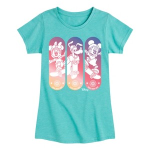 Girls' - Disney - Mickey & Friends Fitted Short Sleeve Graphic T-Shirt - 1 of 4