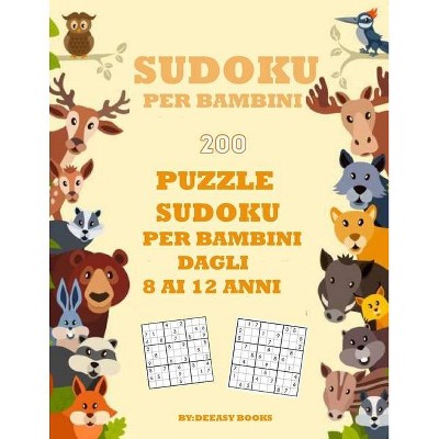 Libro di sudoku per bambini - by  Deeasy Books (Paperback)