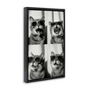 Stupell Industries Photobooth Style Cat Black Framed Floater Canvas Wall Art - 3 of 4