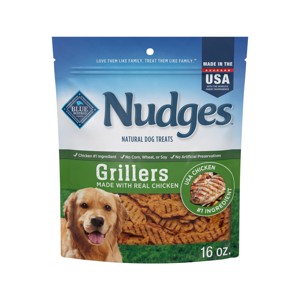 Blue Buffalo Nudges Grillers Natural Dog Treats with Chicken - 16oz - 1 of 4