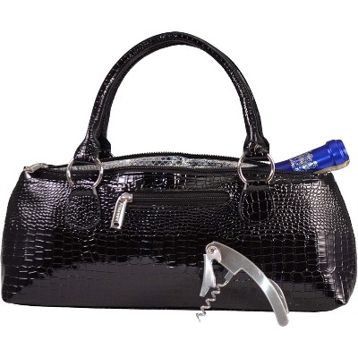 Paaaawaters Wine Clutch Bag Trendy Women’s Carry Tote | Holds Red & White 750mL Bottles