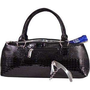 Paaaawaters Wine Clutch Bag Trendy Women’s Carry Tote | Holds Red & White 750mL Bottles - 1 of 4