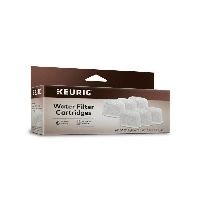 Keurig 6pk Water Filter Cartridges, 1 of 8