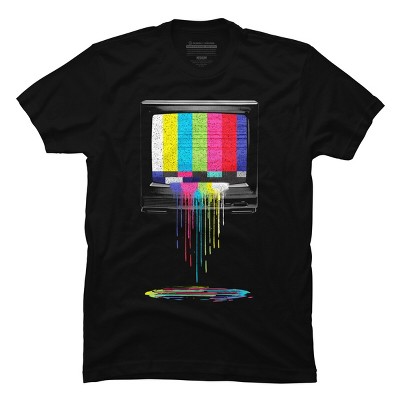 Men's Design By Humans Retro TV By clingcling T-Shirt