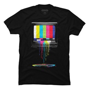 Men's Design By Humans Retro TV By clingcling T-Shirt - 1 of 4