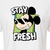 Women's - Disney - Stay Fresh Cropped Graphic T-Shirt - 2 of 4