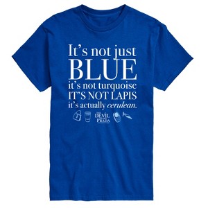 Men's - The Devil Wears Prada - Not Just Blue Short Sleeve Graphic T-Shirt - 1 of 3