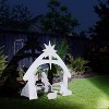 VINGLI Large Outdoor Nativity Scene, Holy Family Nativity Set Yard Sign, Weather, Lawn and Church - 3 of 4
