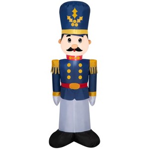 Gemmy Christmas Inflatable Toy Soldier, 4 ft Tall, Multi - 1 of 4