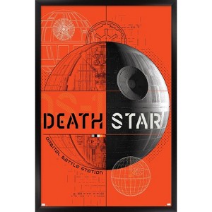 Trends International Star Wars: Power Of The Force - Death Star Framed Wall Poster Prints - 1 of 4