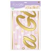 Beistle Plastic Jumbo It's A Girl! Yard Sign, 11.75" x 3' 11", (1/Pkg) Multicolored - 3 of 3