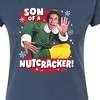 Women's - ELF - Christmas Son Of A Nutcracker Juniors Fitted Graphic T-Shirt - 2 of 3