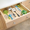iDesign Plastic Adjustable Deep Drawer Dividers - Set of 8 - Clear - 3 of 4