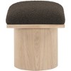 Meridian Furniture,Pavilion Black Boucle Fabric Bench/Stool - 3 of 4