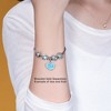 Heart Charm European Bead Sterling Silver Blue Ginger Lyne Collection - 4 of 4