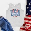 The Juniper Shop USA Checkered Lightning Toddler Tank - 3 of 4